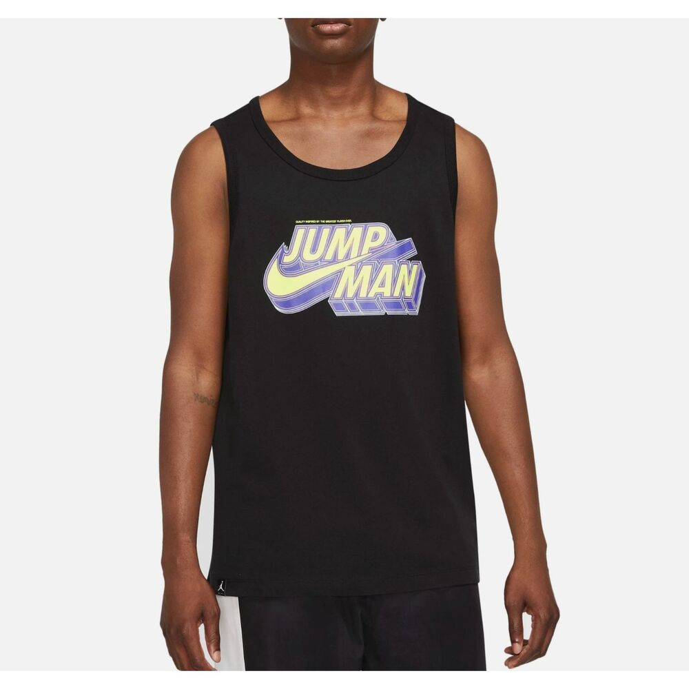 Jordan Jumpman Graphic Tank Top Men’s Small Black NWT - Picture 4 of 7